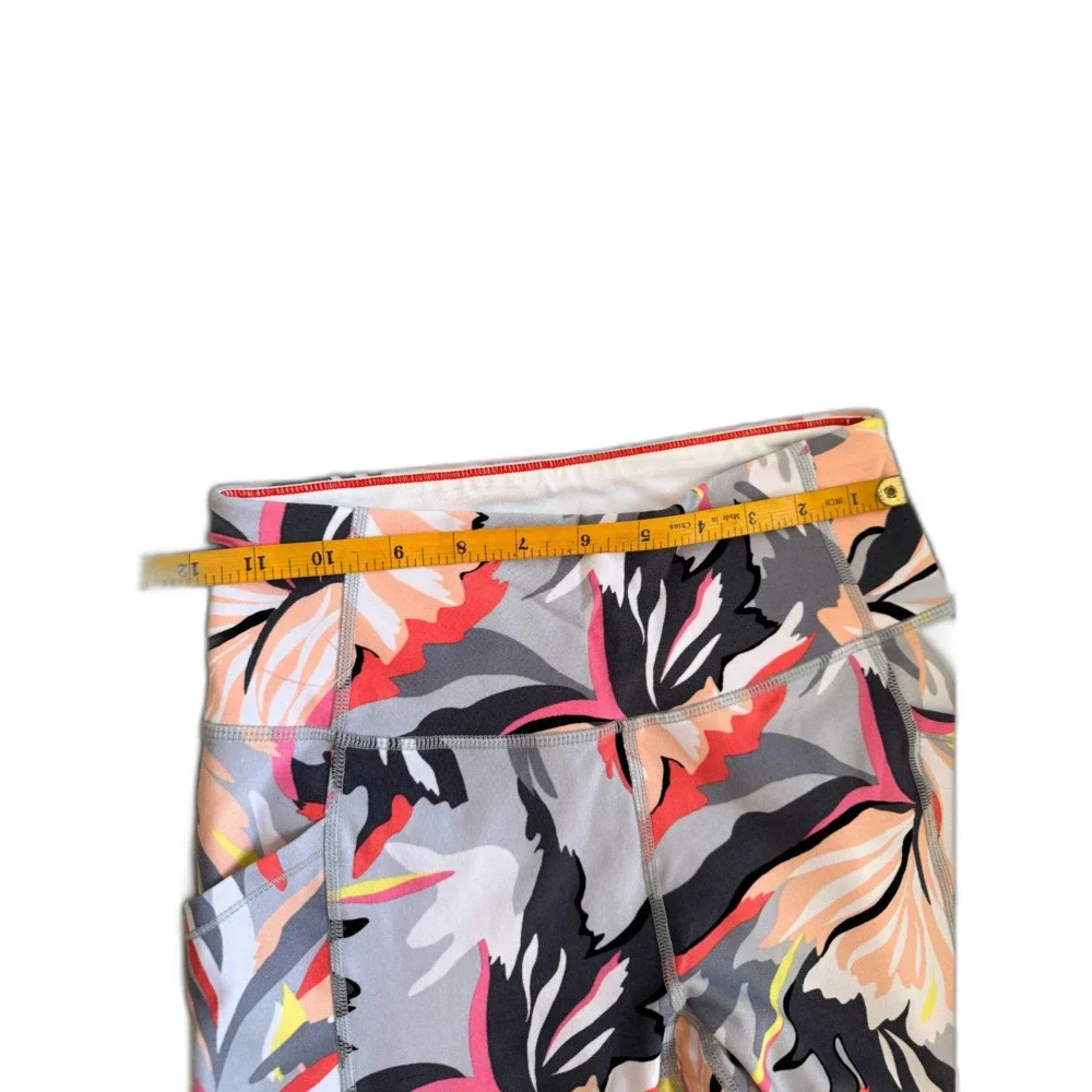 Calvin Klein Womens Side Pocket High Waist Tights